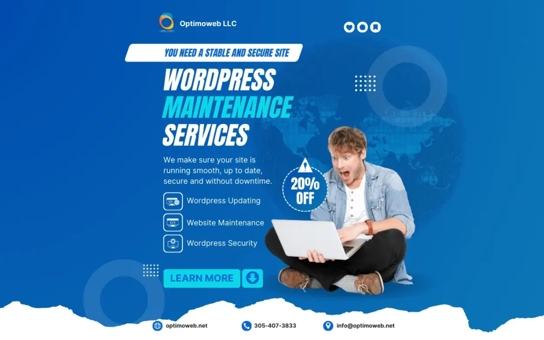 Optimoweb LLC: Your Ultimate Team for WordPress Maintenance, Management, Updating, and Security